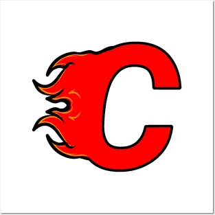 Calgary flames nhl Posters and Art